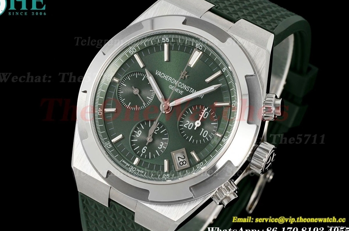 SS Dial Overseas RU Green 8F 5520V A7750 41mm Mod 0509